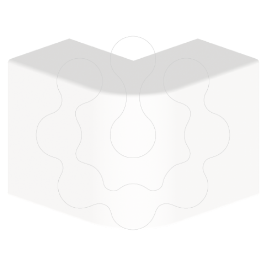 Imagem de 31 Angulo exterior branco 45x75 U24X