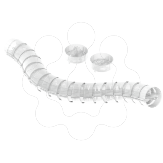 Imagem de 51 Guia articulada fechada transparente 3m PC