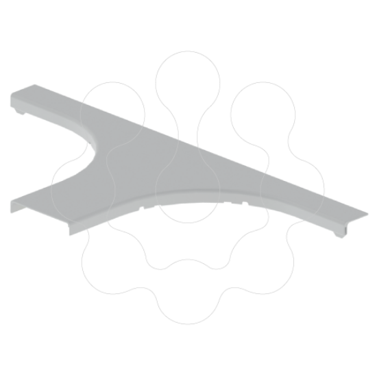 Imagem de 66 Tampa derivacao T cinzento 100 U48X